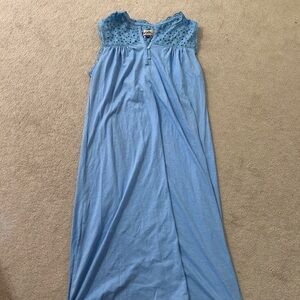 vintage blue maxi dress